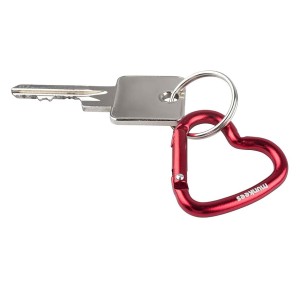ست 2 عددی کارابین مانکیز مدل Mini Heart Carabiner 2pk