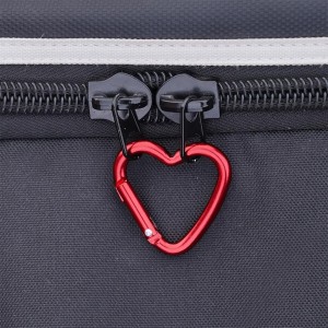 ست 2 عددی کارابین مانکیز مدل Mini Heart Carabiner 2pk