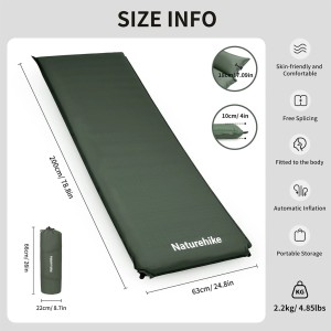 زیرانداز نیچرهایک اتوماتیک 1 نفره مدل CNK2450WS020