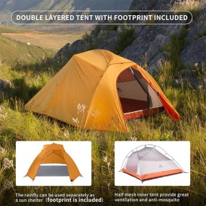چادر 3 نفره نیچرهایک مدل Cloud Up Base 3-Person Ultralight کد CNK2450WS032