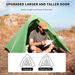 چادر 2 نفره نیچرهایک مدل Cloud Up Base 2-Person Ultralight کد CNK2450WS032