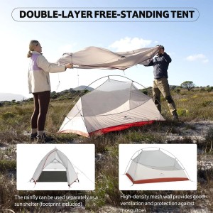 چادر 2 نفره نیچرهایک مدل Cloud Up Pro 2-Person Ultralight کد CNK2350WS020