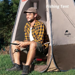 چادر حمام و تعویض لباس تاشو نیچرهایک مدل Folding Shower & Changing Tent کد NH17Z002-P