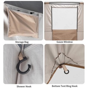 چادر حمام و تعویض لباس نیچرهایک مدل Comfort Shower & Changing Tent کد NH21ZP005