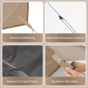 سایبان کمپینگ (تارپ) نیچرهایک مدل Cloud Skies Tarp Lite کد CNK2350WS015 سایز Hexagon Small