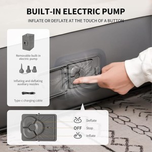 تشک بادی 3 نفره بالشت دار نیچرهایک مدل Chenjing کد CNK2450WS040 ضخامت 25 سانتی متر