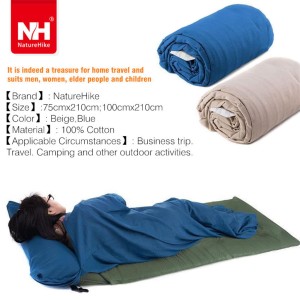 لاینر کیسه خواب نیچرهایک مدل CL075 Cotton کد NH15S012-D