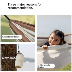 تخت آویز (ننو) 2 نفره نیچرهایک مدل Ultralight Swing Hammock کد NH21DC011