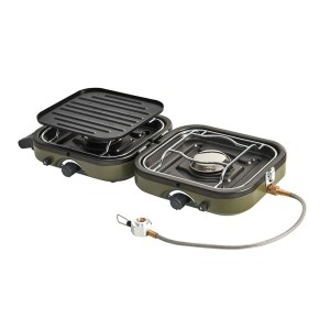 اجاق گاز سفری دو شعله نیچرهایک مدل Double Burner Folding Gas Stove کد NH22RJ003
