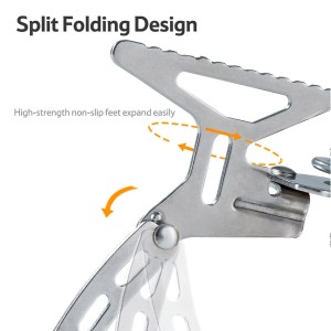 سرشعله سفری نیچرهایک مدل Folding Camping Stove کد NH21RJ009