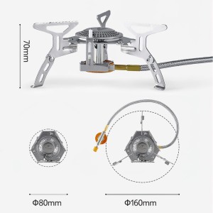 سرشعله سفری نیچرهایک مدل Folding Camping Stove کد NH21RJ009