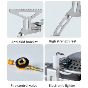 سرشعله سفری نیچرهایک مدل Folding Camping Stove کد NH21RJ009