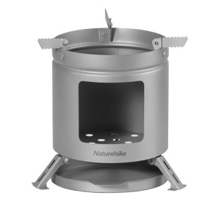 اجاق هیزمی تیتانیومی نیچرهایک مدل Mini Titanium Wood Stove کد NH20RJ005