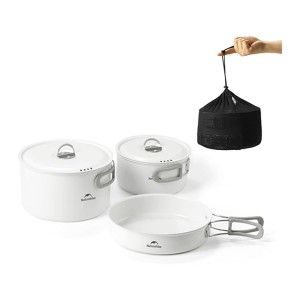 ست ظروف 3 تکه نیچرهایک مدل Ceramic non-stick pot set کد CNK2450CF013