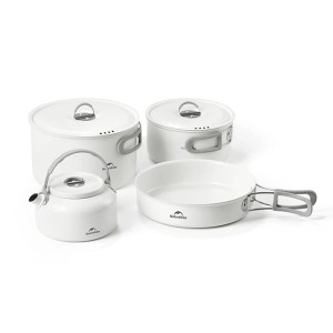 ست ظروف 4 تکه نیچرهایک مدل Ceramic non-stick pot set کد CNK2450CF013