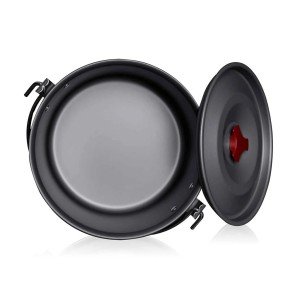 قابلمه سفری نیچرهایک مدل Wild Trekking Hanging Pot کد NH17D021-G گنجایش 4 لیتر