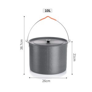 قابلمه آویز سفری نیچرهایک مدل H026 Hanging Pot کد NH19CJ003 گنجایش 10 لیتر
