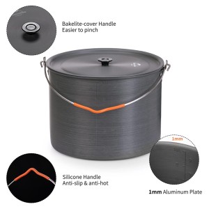 قابلمه آویز سفری نیچرهایک مدل H026 Hanging Pot کد NH19CJ003 گنجایش 10 لیتر