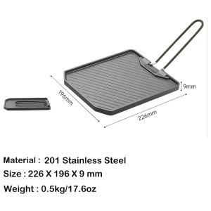 ماهیتابه گریل نچسب نیچرهایک مدل Non stick frying pan کد CNK2300CJ016