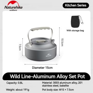 کتری سفری نیچرهایک مدل Wild Trekking کد CNK2450CF010 گنجایش 0.8 لیتر.jpg