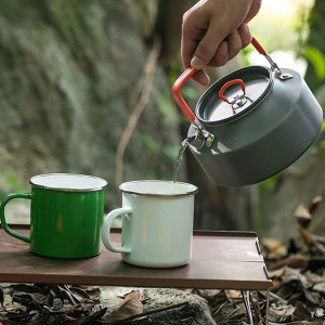کتری سفری نیچرهایک مدل Outdoor picnic teapot کد NH17C020-H گنجایش 1.45 لیتر