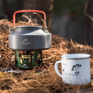 کتری سفری نیچرهایک مدل Outdoor picnic teapot کد NH17C020-H گنجایش 1.45 لیتر