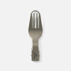 چنگال تاشو تیتانیوم نیچرهایک مدل Titanium Fork کد NH19C001-J