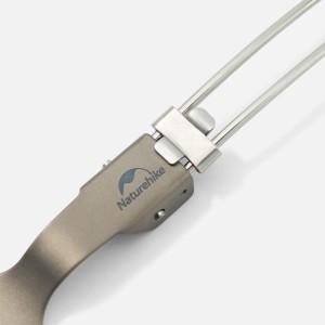 چنگال تاشو تیتانیوم نیچرهایک مدل Titanium Fork کد NH19C001-J
