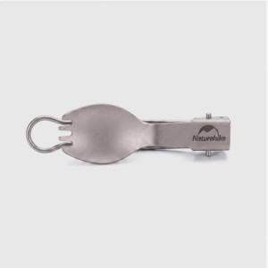 اسپورک تاشو تیتانیوم نیچرهایک مدل Titanium Fork Spoon کد NH19C001-J