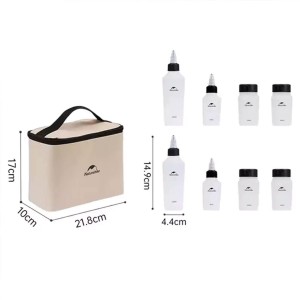 ست جا ادویه 8 تکه نیچرهایک مدل Portable Seasoning Bottle Set کد CNH22CJ043