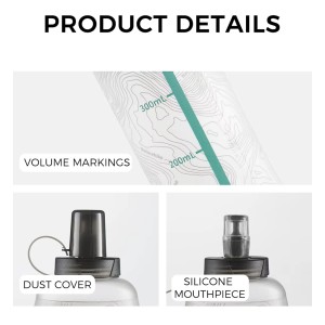 بطری آب نرم نیچرهایک Yunquan TPU Soft-Sided Water Bottle کد CNK2650CF013