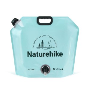 گالن آب تاشو نیچرهایک مدل Ling Wo Outdoor Water Bag کد CNK2450CF027 گنجایش 10 لیتر