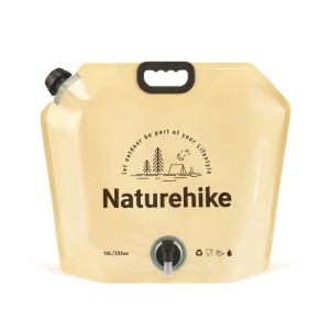 گالن آب تاشو نیچرهایک مدل Ling Wo Outdoor Water Bag کد CNK2450CF027 گنجایش 10 لیتر