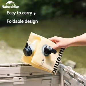 گالن آب تاشو نیچرهایک مدل Ling Wo Outdoor Water Bag کد CNK2450CF027 گنجایش 10 لیتر