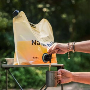گالن آب تاشو نیچرهایک مدل Ling Wo Outdoor Water Bag کد CNK2450CF027 گنجایش 10 لیتر