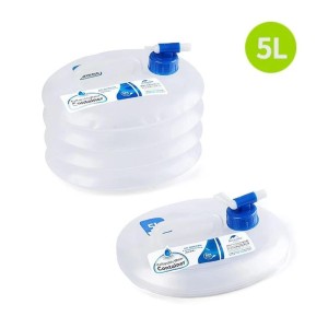 گالن آب تاشو نیچرهایک مدل Collapsible water bucket PE کد NH14S002-T گنجایش 5 لیتر