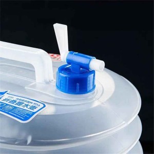 گالن آب تاشو نیچرهایک مدل Collapsible water bucket PE کد NH14S002-T گنجایش 15 لیتر