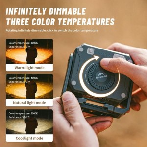 پروژکتور شارژی 1200 لومن مدل CNK2300012 نیچرهایک NATUREHIKE LIGHT