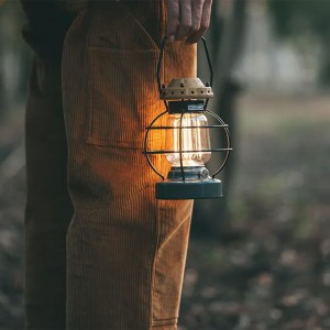 چراغ فانوسی نیچرهایک مدل Retro Atmosphere Camp Lights کد NH21ZM010 سایز متوسط