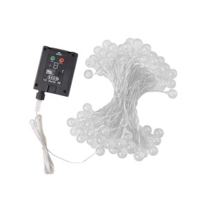 چراغ ریسه ای سولار 20 متری نیچرهایک مدل Solar pendant light ball string کد CNH22DQ027