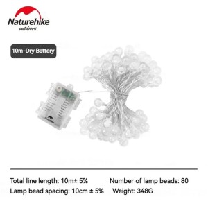 چراغ ریسه ای 10 متری نیچرهایک مدل Ambient String Lights کد CNH22DQ028