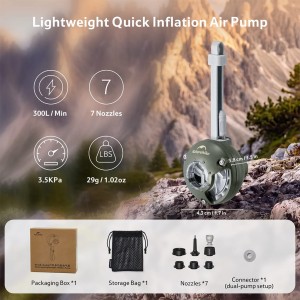 مینی پمپ باد فوق‌سبک نیچرهایک مدل Wind-nano کد CNK2650ZM012