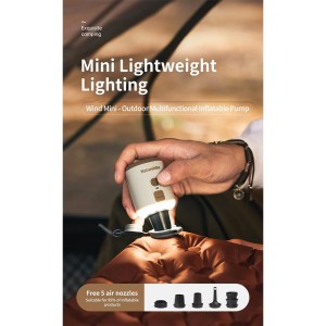 پمپ باد چندمنظوره نیچرهایک مدل Wind Mini Outdoor Multifunctional  کد CNK2300DQ022