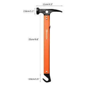 چکش چندمنظوره نیچرهایک مدل Aluminum Multifunctional Outdoor Hammer کد NH15A010-I
