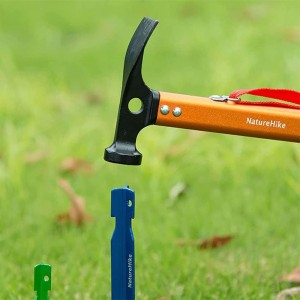 چکش چندمنظوره نیچرهایک مدل Aluminum Multifunctional Outdoor Hammer کد NH15A010-I