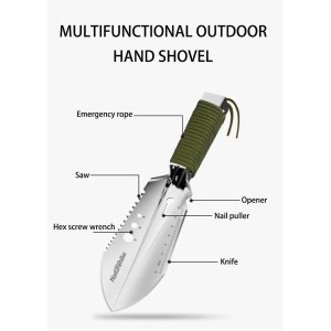 بیلچه چندمنظوره نیچرهایک مدل Multi-functional Outdoor Hand Shovel کد NH20GJ001