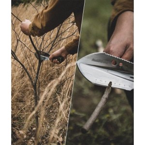 بیلچه چندمنظوره نیچرهایک مدل Multi-functional Outdoor Hand Shovel کد NH20GJ001