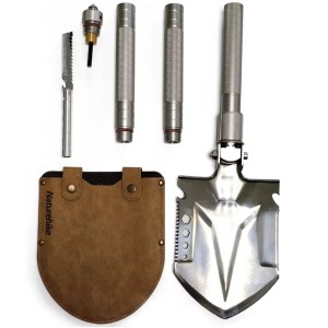 بیل تاشو چندمنظوره نیچرهایک مدل  Multifunctional Outdoor Shovel کد NH20GJ002