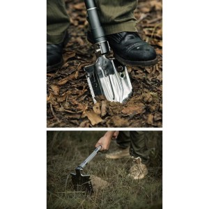 بیل تاشو چندمنظوره نیچرهایک مدل  Multifunctional Outdoor Shovel کد NH20GJ002