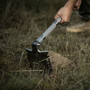 بیل تاشو چندمنظوره نیچرهایک مدل  Multifunctional Outdoor Shovel کد NH20GJ002